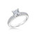 Isabella: Exquisite Princess Cut Diamond Ring .3ct Genuine Sparkling Diamond