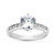 Victoria: 2ct Round Brilliant Diamond Engagement Ring .G Color VS1 Clarity