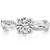 Madrid: Exquisite Twisted Shank Diamond Ring .2ct Round Solitaire