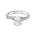 Madrid: Exquisite Oval Diamond Solitaire Ring With Accents .2.50ct Natural Diamond