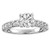 Isabella: Exquisite Diamond Solitaire Ring With Accent Brilliance .3.90ct Natural Diamond