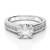 Vienna: Diamond Solitaire Ring With Accents .2.75ct Total Diamond Weight