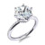 Vienna: Hidden Halo Diamond Engagement Ring .2.75ct Round Diamond