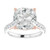 Victoria: Exquisite Cushion Cut Diamond Ring With Round Accents .7.50ct Old Mine Diamond