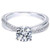 Florence: Exquisite Diamond Anniversary Ring .1ct Round Brilliant Center Diamond
