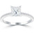 Madrid: Iconic Princess Cut Diamond Engagement Ring .1.50ct Center Stone