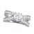 Isabella: Förlovningsring med diamantsolitär och accenter, 2,00 ct rund briljant diamant