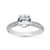 Victoria: Exquisite Solitaire Ring With Accents .1.52ct Round Brilliant Diamond