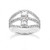 Vienna: Diamond Split Shank Ring .1.40ct Total