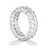 Vienna: Double Row Diamond Eternity Band .6ct Round Brilliant Diamonds