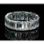 Vienna: Emerald .Cut Diamond Eternity Band
