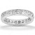 Victoria: Regal Diamond Eternity Band .4.40ct Princess Cut Diamonds