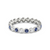 luxury sapphire eternity band, VS1 diamond and sapphire ring, F color diamond jewelry, AAA blue sapphire band, natural earth-mined gemstones, fine jewelry eternity ring, bespoke sapphire diamond band, high jewelry for women, 14K white gold eternity ring, collector&#39;s sapphire and diamond band, sophisticated gemstone jewelry, investment-grade eternity band, exclusive bezel-set sapphire anel, jóias de safira com qualidade de herança, diamante artesanal e anel de safira