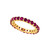 Madrid: Ruby Eternity Band .2.88CT NATURA AAA RUBIES
