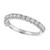 Victoria: Exquisite Diamond Half Eternity Band .2.01ct Round Brilliant Diamonds