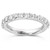 Victoria: Exquisite Diamond Half .Eternity Band