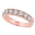 Madrid: Exquisite Diamond Half Eternity Band .2ct Natural Diamonds