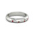 luxury ruby and diamond band, 14K white gold eternity ring, VS1 diamond and AAA ruby jewelry, bespoke gypsy comfort fit band, high jewelry half-eternity ring, natural earth-mined ruby and diamond, investment-grade gemstone band, sophisticated diamond and ruby ring, fine craftsmanship gemstone jewelry, collector's ruby and diamond band, prestigious white gold ring, exquisite gemstone half-eternity band, elegant gypsy-style diamond ring, heirloom-quality ruby and diamond jewelry, timeless luxury gemstone ring