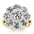 Madrid: Vintage .Inspired Halo Ring With Old Miner Diamonds Madrid: Vintage .Inspired Halo Ring With Old Miner Diamonds