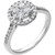 Florence: Exquisite Halo Diamond Engagement Ring .Brilliant Cut Center Stone