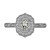 Vienna: Vintage Halo Ring .4.50ct Oval Old Cut Diamond