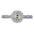 Victoria: Exquisite Halo Ring With Old Cut Diamond .4.50ct Round Centerpiece