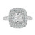 Madrid: Exquisite Double Halo Anniversary Ring .5.50ct Old Mine Cut Cushion Diamond