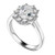 Florence: Exquisite Halo Ring With Old Mine Cut Diamond .2.50ct Cushion Diamond