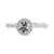 Victoria: Exquisite Old Mine Cut Diamond Halo Ring .3ct Round Diamond