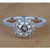 Paris: Exquisite Halo Diamond Engagement Ring .1.58ct Round Brilliant Diamond