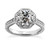 Victoria: Antique .Style Halo Ring With Old Miner Diamond