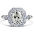 Victoria: Exquisite Halo Ring With Old Mine Cut Diamond .4.75ct Round Diamond