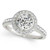Isabella: Exquisite Diamond Halo Ring .3.10ct Natural Diamonds