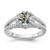Vienna: Halo Ring With Old Mine Cut Diamond .3.50ct Round Diamond