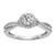 Victoria: Regal Halo Ring With Old Mine Cut Diamond .4.25ct Center Stone
