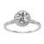 Victoria: Exquisite Halo Ring With Old Miner Cut Diamond .3.50ct Center Stone