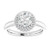 Paris: Exquisite Halo Engagement Ring .8.75ct Cushion Old Miner Cut Diamond