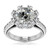 Isabella: Halo Diamond Wedding Ring .7.50ct Total