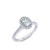 Madrid: Exquisite Halo Ring With Oval & Round Diamonds .2.01ct Natural Diamonds Madrid: Exquisite Halo Ring With Oval & Round Diamonds .2.01ct Natural Diamonds