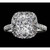 Vienna: Halo .Set Cushion Cut Diamond Ring