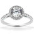 Isabella: Halo Diamond Engagement Ring .1.66ct Natural Diamonds