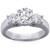 Madrid: Exquisite Three .Stone Diamond Engagement Ring