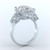 luxury three-stone diamond ring, 8 carat diamond engagement ring, oval and pear diamond ring, G color diamond jewelry, VS1 VS2 clarity diamonds, high jewelry engagement ring, bespoke diamond ring, investment grade diamond jewelry, natural earth-mined diamonds, 14K white gold engagement ring, collector's diamond ring, prestigious bridal jewelry, fine diamond craftsmanship, timeless three-stone design, exclusive diamond engagement ring