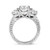 luxury three-stone diamond ring, vintage style diamond ring, 2.31 carat diamond ring, oval cut diamond centerpiece, F color diamond jewelry, VS1 clarity diamond ring, natural earth-mined diamond, fine bridal jewelry, bespoke diamond engagement ring, heirloom-quality wedding ring, 14K white gold diamond ring, investment-grade diamond jewelry, collector&#39;s diamond ring, exquisite craftsmanship jewelry, sophisticated bridal jewelry, Tidlös diamantringdesign, hög smyckenförlovningsring, elegant trestone diamantring, överlägsen tydlighet diamantsmycken, oval och rund lysande diamantring