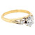 luxury three-stone diamond ring, VS1 clarity diamond ring, F color pear diamond, natural earth-mined diamonds, 1.50 carat diamond ring, fine jewelry prong setting, 14K yellow gold diamond ring, pear-cut center diamond, investment-grade diamond jewelry, bespoke diamond engagement ring, sophisticated three-stone design, heirloom-quality diamond ring, collector’s fine jewelry, exquisite craftsmanship ring, high jewelry statement piece