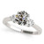 Madrid: utsøkt tre. STONE DIAMOND RING
