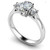 Vienna: Three .Stone Diamond Anniversary Ring