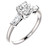 Victoria: Exquisite Three .Stone Diamond Ring