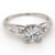 luxury three-stone diamond ring, 2.30 carat diamond ring, round and marquise diamond ring, VS1 clarity diamond jewelry, F color diamond ring, investment-grade diamond ring, bespoke white gold ring, fine diamond engagement ring, natural earth-mined diamond, 14K white gold high jewelry, collector's diamond ring, elegant three-stone ring, superior clarity diamond jewelry, certified diamond ring, heirloom-quality diamond ring, sophisticated diamond craftsmanship