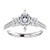 Isabella: Exquisite Three .Stone Diamond Ring